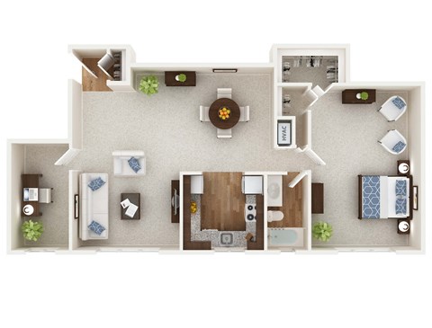 1 bed 1 bath at Somerset at Towson, Towson, MD